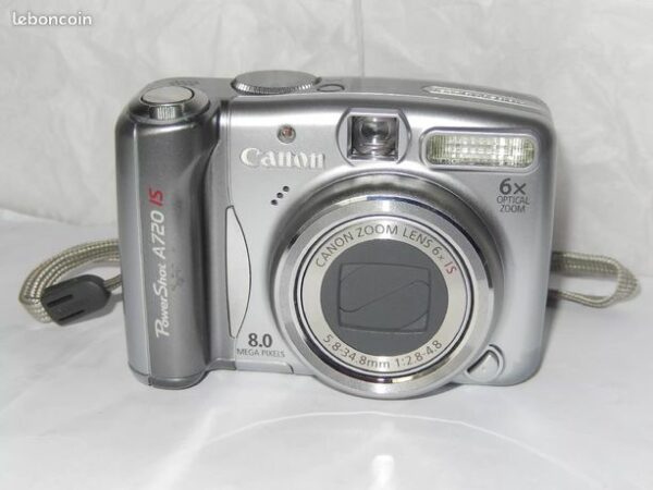 Retrouvez le mode d'emploi du Canon PowerShot A720 IS. Découvrez les fonctionnalités, réglages, et conseils pour maîtriser cet appareil photo professionnel.